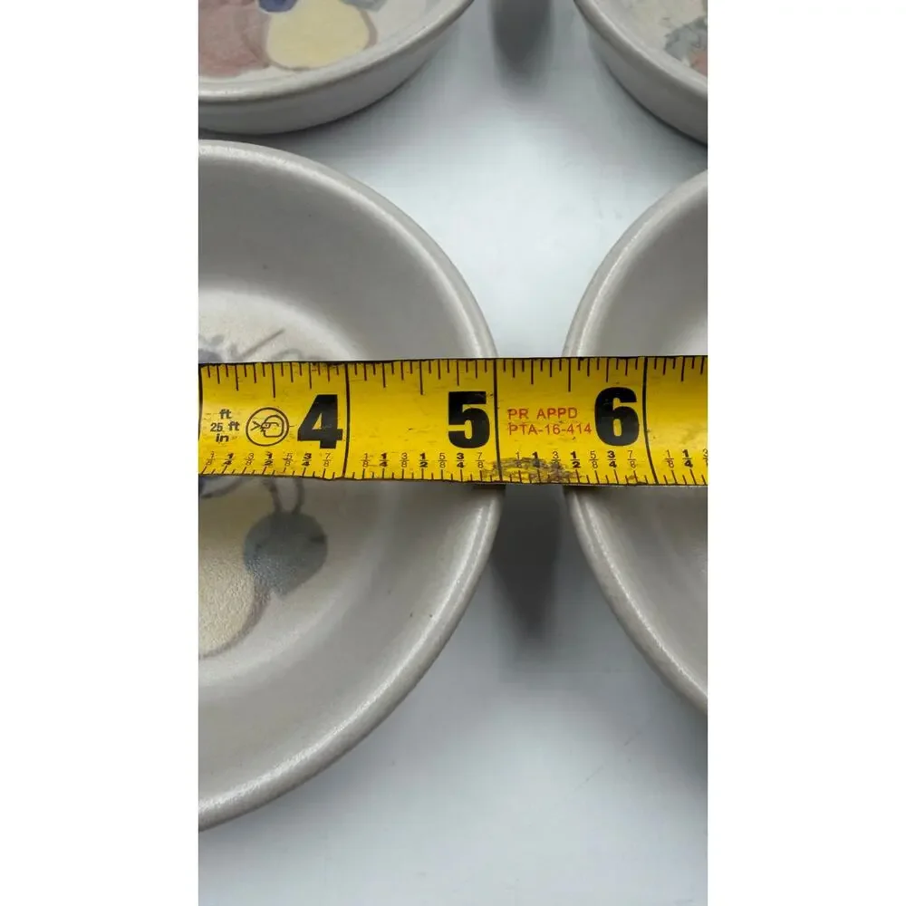 Set of 6 CHATHAM POTTERY Stoneware 5 inch Dessert Bowls - Picture 3 of 3